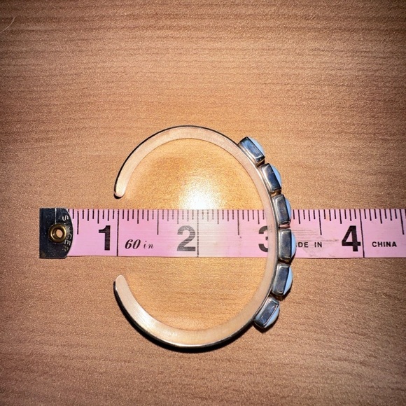 Multistone sterling silver cuff bracelet by Jay King - Picture 12 of 13